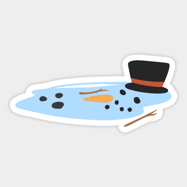 The Australian snowman Sticker by IcyBubblegum